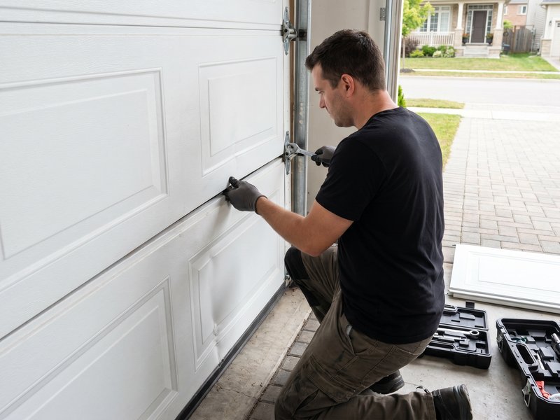 Garage Door Panel Replacement by Grouse of New Hope