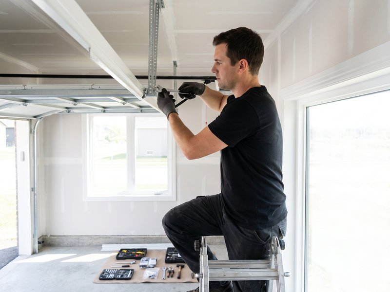 Garage door repair work by Grouse of New Hope in New Hope